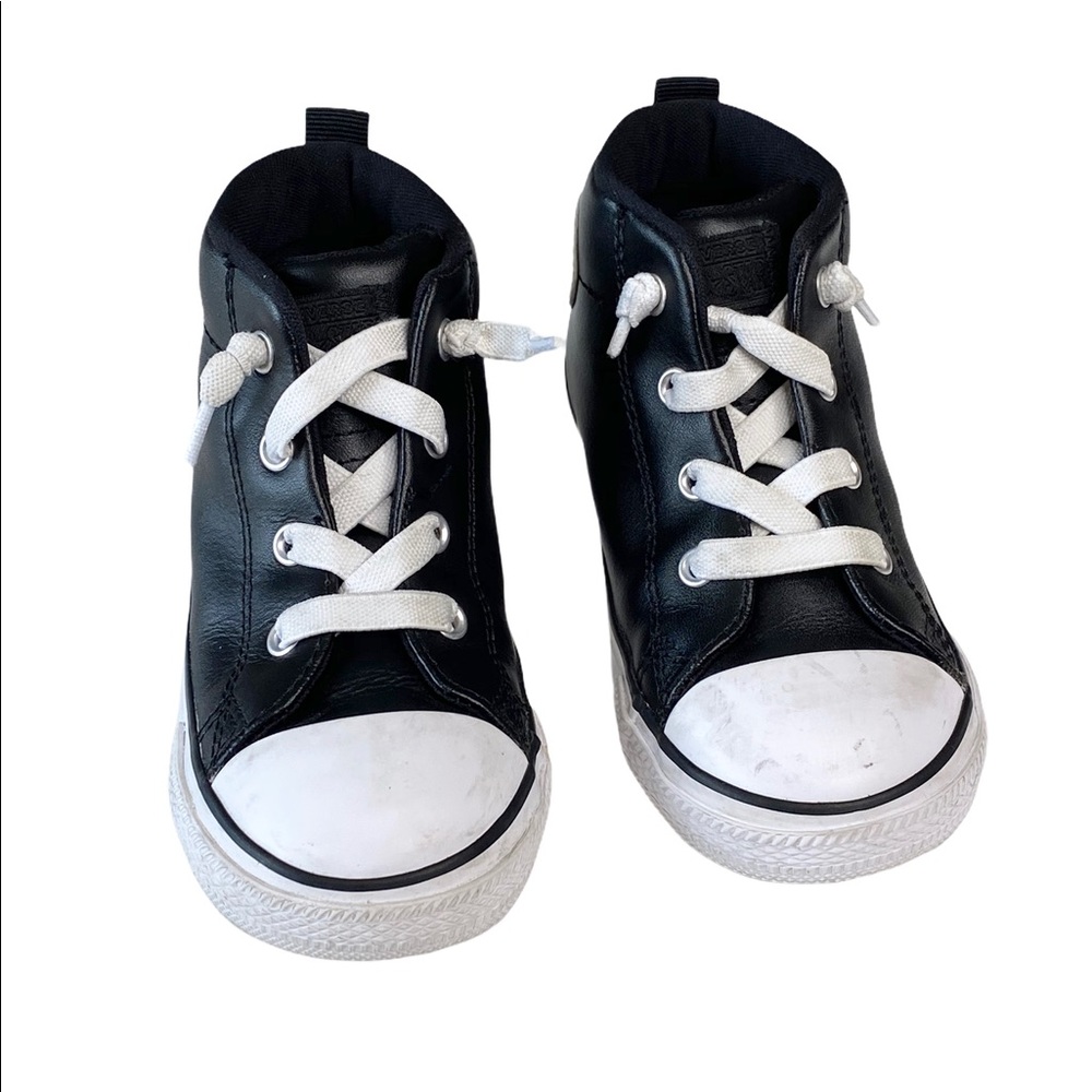 Converse โข๏ธ โช All Star Mid Top Leather Sneaker โช - Picture 7 of 16